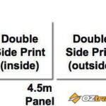 Printed Oztrail 4.5m Wall DOUBLE Side print