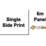 Printed Oztrail 6m Wall SINGLE Side print