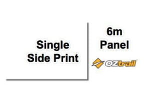 Printed Oztrail 6m Wall SINGLE Side print