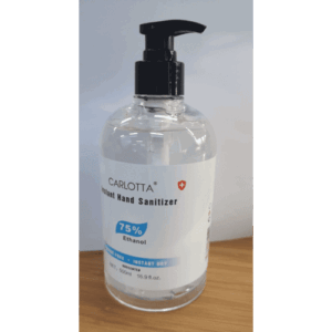 Hand Sanitiser Liquid 500ml Pump 75% Alcohol