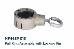 Pull ring assembly with billet locking pin - MF46SP 013
