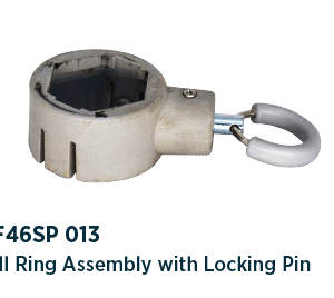 Pull ring assembly with billet locking pin - MF46SP 013