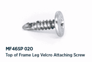 Top of Frame Leg Velcro Attaching Screw MF46SP 020