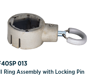 Pull ring assembly with billet locking pin, compact frame - MF40SP 013