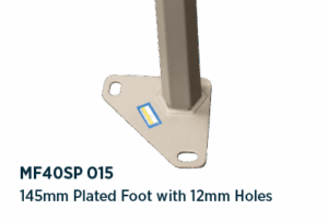 190mm plated foot with 15mm holes - MF40SP 014