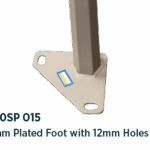 145mm Plated foot with 12mm Holes MF40SP 015