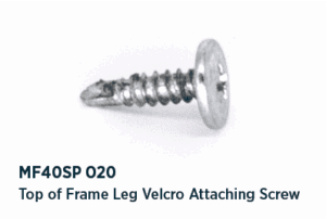 Top of Frame Leg Velcro Attaching Screw MF40SP 020