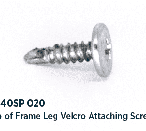 Top of Frame Leg Velcro Attaching Screw MF40SP 020