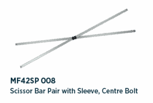 Scissor bar pair with sleeve and centre bolt - MF42SP008