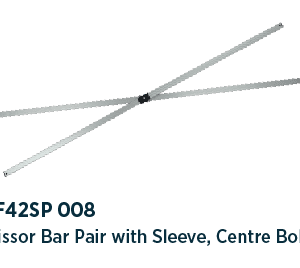 Scissor bar pair with sleeve and centre bolt - MF42SP008