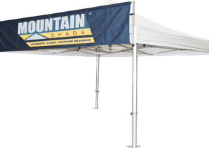 Banner Frame Sign 4.5m Printed Frame Attach