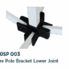 Centre pole bracket lower joint - MF30SP 003