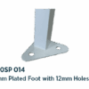 Foot assembly  145mm with 12mm holes- MF30SP 014