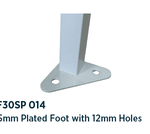 Foot assembly  145mm with 12mm holes- MF30SP 014