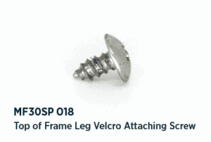 Top of Frame Leg Velcro Attaching Screw MF30SP 018