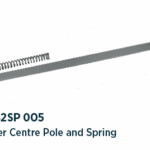 Centre lower pole and spring - MF42SP 005