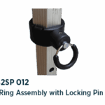 Pull ring assembly with billet locking pin - MF42SP 012