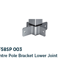 Centre pole bracket lower joint - MF58SP 003