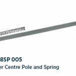 Centre lower pole and spring - MF58SP 005