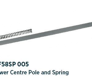 Centre lower pole and spring - MF58SP 005