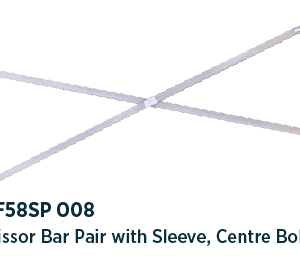 MF58SP 008 3x3m Scissor Bar Pair Set 330 with Bolt/nut