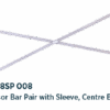 Scissor bar pair with sleeve and centre bolt - MF58SP 008 440