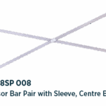 Scissor bar pair with sleeve and centre bolt - MF58SP 008 440