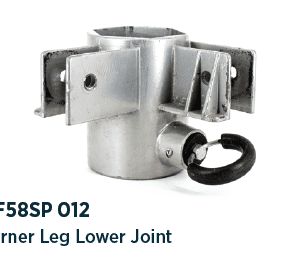 Pull ring assembly with billet locking pin - MF58SP 012