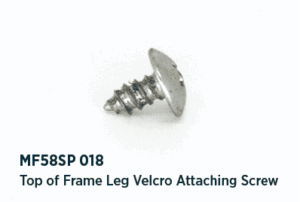 Top of Frame Leg Velcro attaching Screw - MF58SP 018