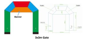 Arch Inflatable - Inflatable  7m x 5m - Image 7