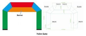 Arch Inflatable - Inflatable  7m x 5m - Image 9