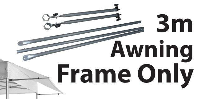 Marquee Awning 3m Frame Only - Frame Pack only with carry bag AW3M-FRAME-ONLY