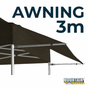 Marquee Awning Kit 3m Material only - BLACK AW3M-MATERIAL-BLACK
