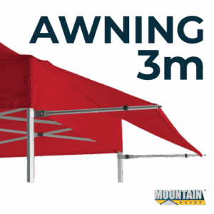 Marquee Awning Kit 3m Material only - RED AW3M-MATERIAL-RED
