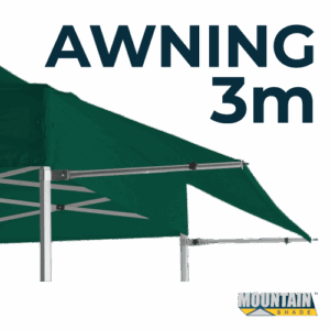 Marquee Awning Kit 3m Frame and Material in pack - GREEN AW3M-KIT-GREEN