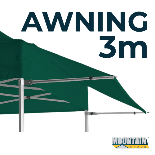Marquee Awning Kit 3m Frame and Material in pack - GREEN AW3M-KIT-GREEN