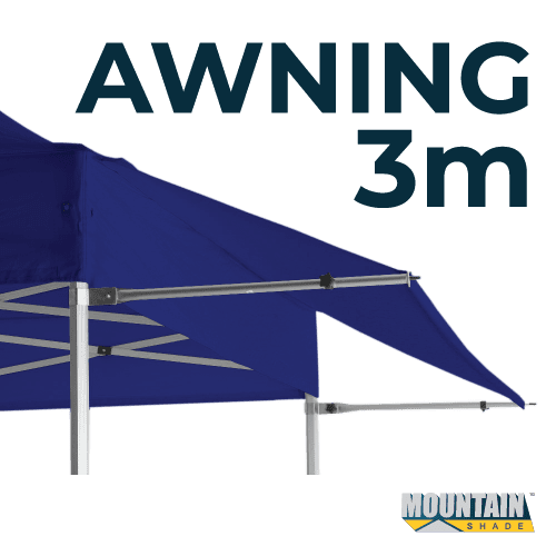 Marquee Awning Kit 3m Frame and Material in pack - BLUE AW3M-KIT-BLUE