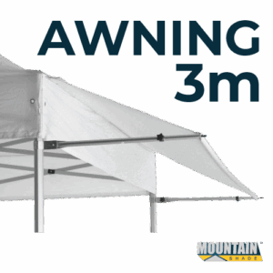 Marquee Awning Kit 3m Frame and Material in pack - WHITE AW3M-KIT-WHITE