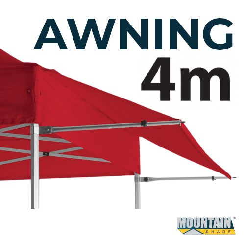 Marquee Awning Kit 4m Frame and Material in pack - RED AW4M-KIT-RED