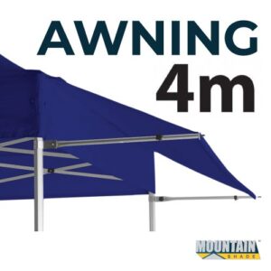 Marquee Awning Kit 4m Frame and Material in pack - BLUE AW4M-KIT-BLUE
