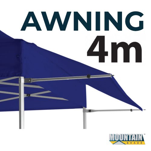 Marquee Awning Kit 4m Frame and Material in pack - BLUE AW4M-KIT-BLUE