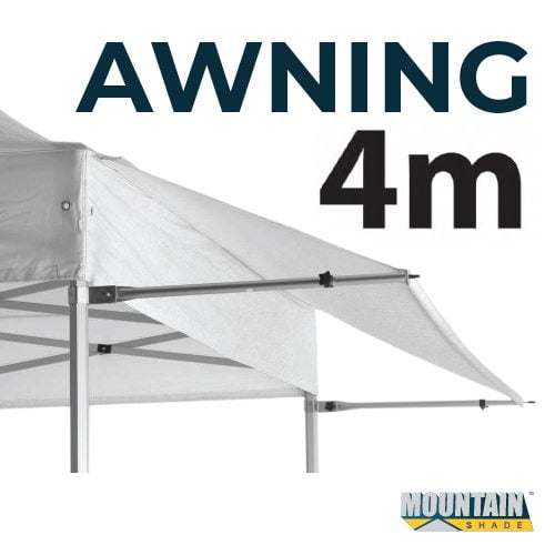 Marquee Awning Kit 4m Frame and Material in pack - WHITE AW4M-KIT-WHITE