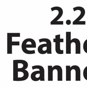 Banner Flag Feather Banner  - 2.2m tall Frame Kit BFB22FRKIT