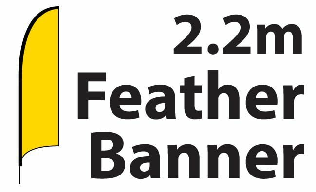Banner Flag Feather Banner  - 2.2m tall Frame Kit BFB22FRKIT