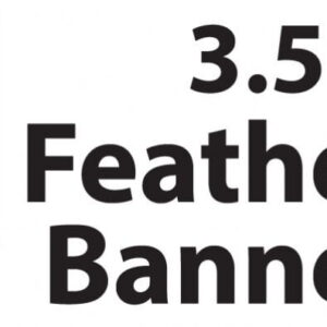 Banner Flag Feather Banner  - 35 - SINGLE SIDED Pr