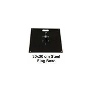 Flat Base Steel Plate Mount for Tear Drop Banner