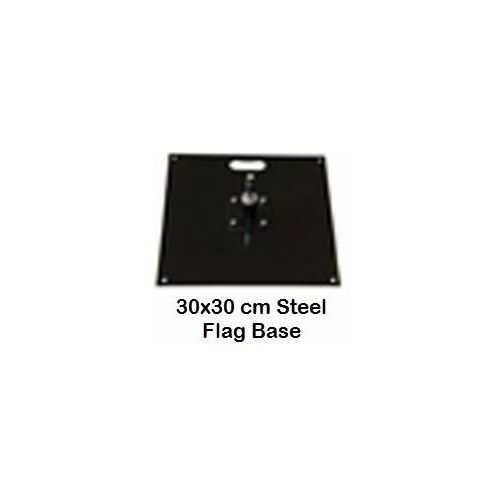 Flat Base Steel Plate Mount for Tear Drop Banner
