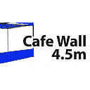 Stock Marquee POLY  Wall Material 4.5m Cafe Wall t
