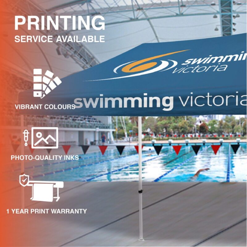 Marquee POLY Full Roof Printing - 4x8m - FADE RESISTANT PRINTING. OUTDOOR GRADE INKS WARRANTED FOR 1 YR TO NOT FADE DPCR48