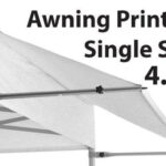 4.5m Marquee Awning Printing Single Side - DPAW45